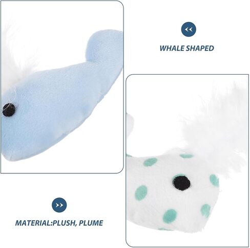 ألعاب Aboofan 4pcs Cat Bearing for Kittens Plush Cat Cat Chew Interactive Toys للقطط الداخلية الداخلية in Saudi Arabia