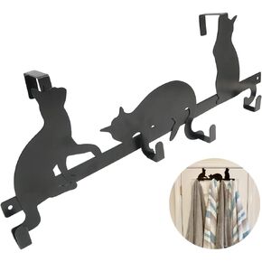 Evelots Over The Door Hooks for Wide Doors, 2 Pack Heavy Duty White Rubber Coated Metal Door Hanger Hook for Hanging Clothes, Towels, Coats, Hats in Bathroom, Bedroom, or Office in Kuwait