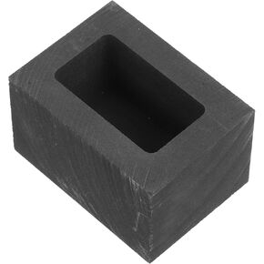 OperItacx Graphite GENT MOUNT من أجل صب المعادن ، صب قالب الصهر لذوبان صقل النحاس النحاس من الألومنيوم الفضي الذهبي (3.9x2x2.5in 3pcs) in Kuwait