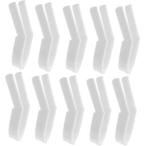 PartyKindom 10pcs تنحيف الأنف استبدال جسر الأنف على شكل جسر لتحسين الشكل ملحق الجمال متين لحفلات الحياة اليومية واطلاق الصور in Kuwait