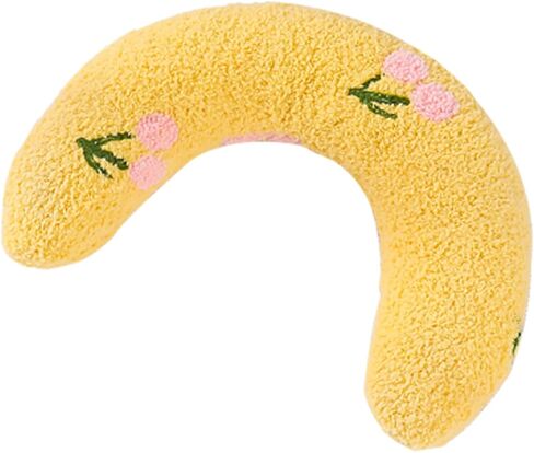 Small Dog Pillow, Pet Neck Support for Small Dogs/Puppies/Cats, Calming & Comfort Design for Indoor Use (Yellow) in Saudi Arabia