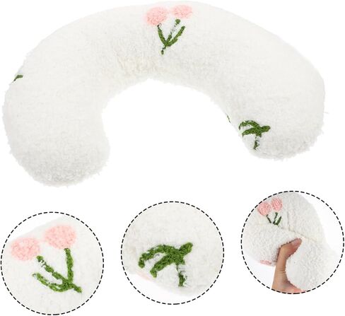 POPETPOP U Shaped Pet Neck Pillow for Puppies and Kittens Breathable Comfortable Nap Cushion for Deep Puppy Cat Sleep for Neck Protection in Saudi Arabia