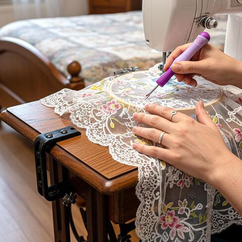 ybeaty 6 pcs التماس أمطار التماس مزيل أداة غرزة الأداة التماس ومزيل الخيط مزيل الخياطة غير الملحق لتوريد خياطة لخياطة اليدين. in Kuwait