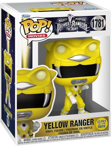 فونكو بوب! أفلام: Mighty Morphin Power Rangers: The Movie - Yellow Ranger - Power Rangers Movie - FINYL Figure - فكرة هدية - البضائع الرسمية - ألعاب للأطفال والكبار - عشاق الأفلام in Saudi Arabia
