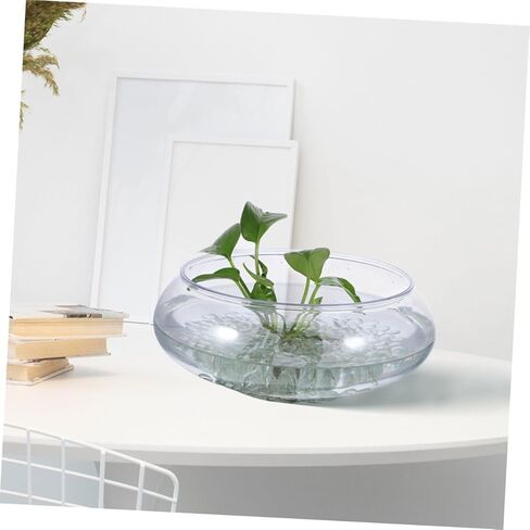 Heallily 300pcs Clear Glass Pebbles Flat Decorative Vase Filler حبات للمشاريع الحرفية للأحياء المائية والزينة المنزلية آمنة للأسماك الفريدة من السهل التنظيف in Saudi Arabia