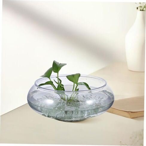 Heallily 300pcs Clear Glass Pebbles Flat Decorative Vase Filler حبات للمشاريع الحرفية للأحياء المائية والزينة المنزلية آمنة للأسماك الفريدة من السهل التنظيف in Saudi Arabia