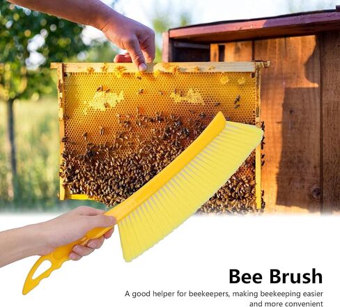 GLOGLOW Bee Brush, Beekeeping Brush Soft for Beekeepers for Bee House in Saudi Arabia