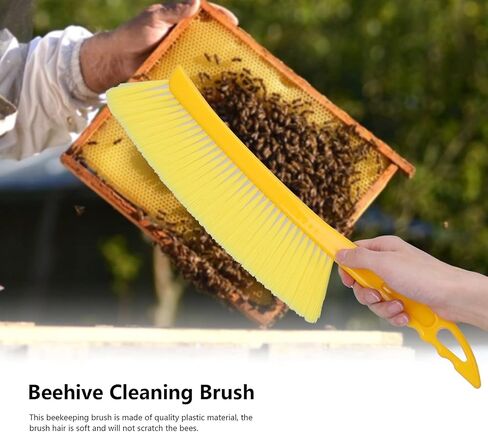 GLOGLOW Bee Brush, Beekeeping Brush Soft for Beekeepers for Bee House in Saudi Arabia