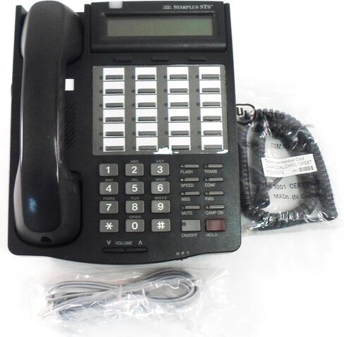 Vodavi 3515-71 Starplus STS 24 Button 3-Line LCD Display Telephone- الأسود (متجدد) in Saudi Arabia