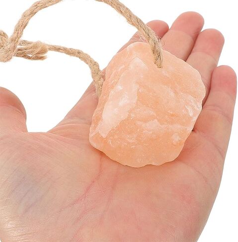 4pcs Animal Salt Lick Salt Block on Rope for Horse, Deer, Goat, and Livestock Animals, 0.15lbs in Saudi Arabia