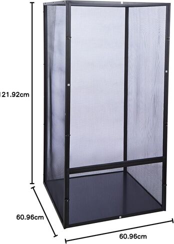 حديقة حيوانات Med reptibreeze شاشة الهواء الطلق قفص 24x24x48 in Saudi Arabia