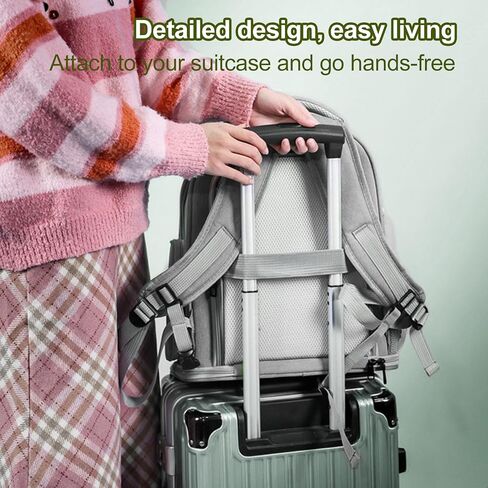 Cat Backpack Carrier - حقيبة ظهر كبيرة لخدعة Pet Bubble Pet Pet for Kitty Small Cog حتى 15 رطل | قابلة للتوسيع | مقاومة للماء | تصميم خفيف الوزن وتنفس مع دخول واسع in Kuwait