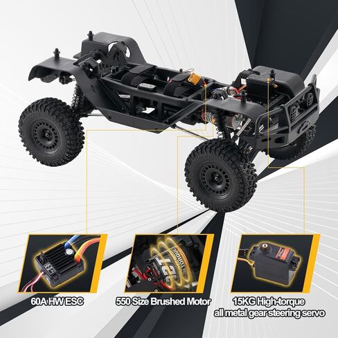 ykhobby 1/10 RC Crawler YK41011 4x4 Rock Crawler RTR (يأتي مع كل ما هو مطلوب للتشغيل)-يصرخ in Kuwait