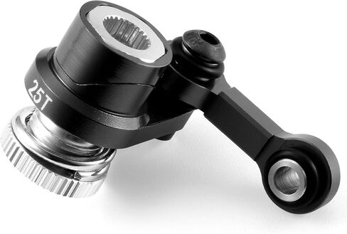 توجيه الرابط الثابت الألومنيوم مع ذراع 25T مؤازرة لـ TRA-XXAS MINI MAXX 2S XRT 1/16 RC CAR Parts (RED) in Kuwait