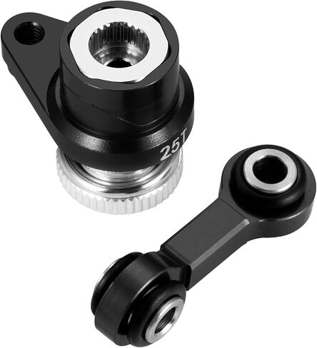 توجيه الرابط الثابت الألومنيوم مع ذراع 25T مؤازرة لـ TRA-XXAS MINI MAXX 2S XRT 1/16 RC CAR Parts (RED) in Kuwait