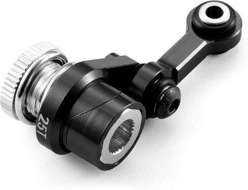 توجيه الرابط الثابت الألومنيوم مع ذراع 25T مؤازرة لـ TRA-XXAS MINI MAXX 2S XRT 1/16 RC CAR Parts (RED) in Kuwait