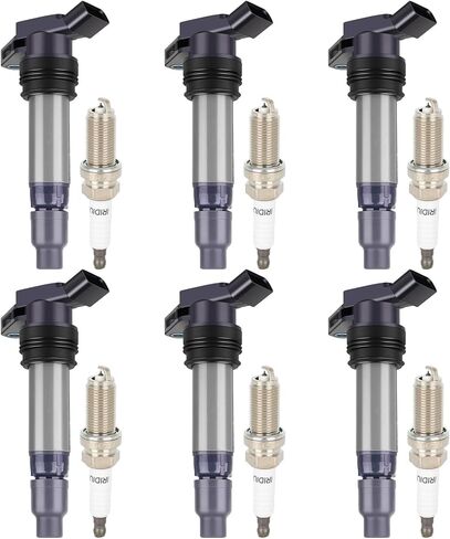 ECCPP UF672 4 ignition coils with 4 iridium Spark Plugs for Honda for Acura 2012 2013 2014 2015 Civic ILX 5C1880 GN10421 6732317 in Kuwait