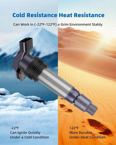 ECCPP UF672 4 ignition coils with 4 iridium Spark Plugs for Honda for Acura 2012 2013 2014 2015 Civic ILX 5C1880 GN10421 6732317 in Kuwait