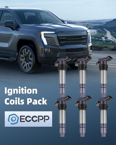 ECCPP UF672 4 ignition coils with 4 iridium Spark Plugs for Honda for Acura 2012 2013 2014 2015 Civic ILX 5C1880 GN10421 6732317 in Kuwait