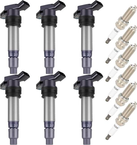 ECCPP UF672 4 ignition coils with 4 iridium Spark Plugs for Honda for Acura 2012 2013 2014 2015 Civic ILX 5C1880 GN10421 6732317 in Kuwait