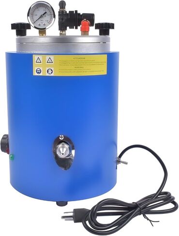 Getanye 500W Wax Casting Machine Round Wax Injector 5.5lbs 2.5L Wax Melting Furnace Jewelry Casting Tools Adjustable TEM 30℃-110℃ Round Barrel Mold Casting Wax Injection Machine 110V(Without Base) in Saudi Arabia