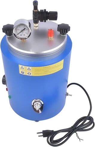 Getanye 500W Wax Casting Machine Round Wax Injector 5.5lbs 2.5L Wax Melting Furnace Jewelry Casting Tools Adjustable TEM 30℃-110℃ Round Barrel Mold Casting Wax Injection Machine 110V(Without Base) in Saudi Arabia