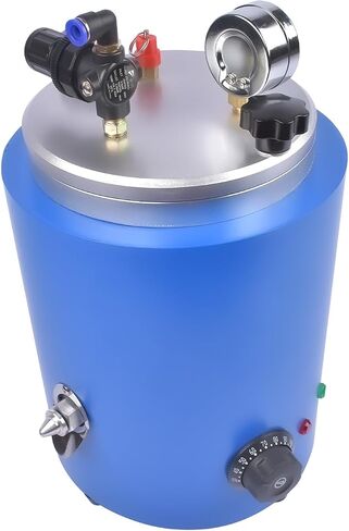 Getanye 500W Wax Casting Machine Round Wax Injector 5.5lbs 2.5L Wax Melting Furnace Jewelry Casting Tools Adjustable TEM 30℃-110℃ Round Barrel Mold Casting Wax Injection Machine 110V(Without Base) in Saudi Arabia