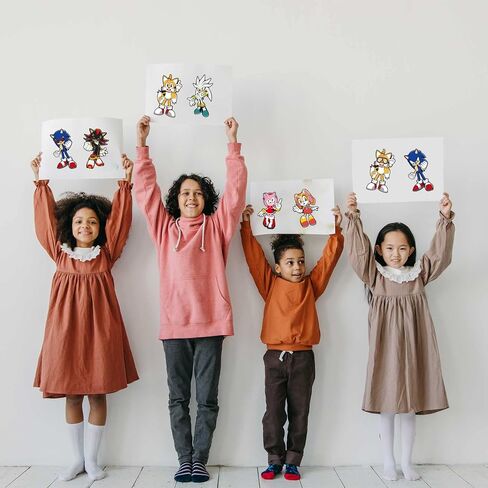 TQDGTOY Make-a-face Stickers Sheets Make Your Own Stickers,Mixed & Matched with 6 Designed Characters(4 of Each) for Party Favors Supplies, Reward, Decor, Gift Idea in Saudi Arabia