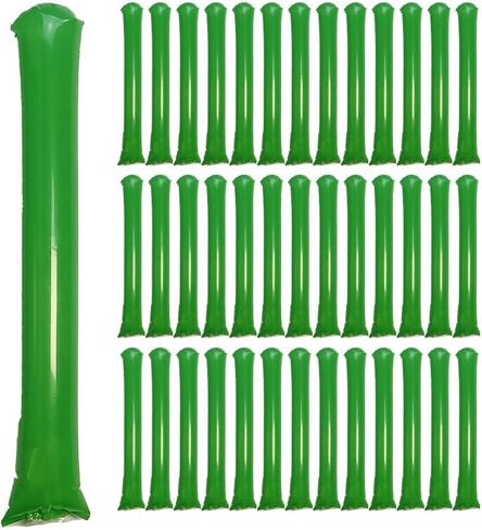 40pcs Round Headteam Spirit Boom Sticks Thunder Stuffs Heering Team Team Spirit Plastic Spirit Spirit Stick Clapper Clapper قابلة للنفخ في إمدادات الرياضة (الأزرق) in Kuwait