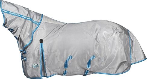Weatherbeeta Comfitec Hexi Shield Combo Neck ، Silver/Teal Blue ، 78 " in Saudi Arabia