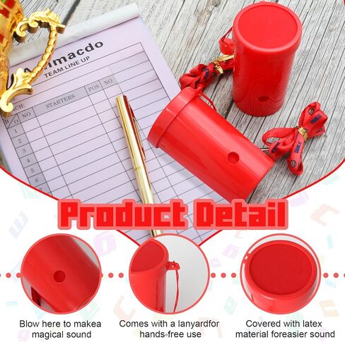 12 PCS Mini Air Horns 3 بوصة صانعي ضوضاء لحفلات الأحداث الرياضية احتفالات صانع الضوضاء بصوت عالٍ ضربة هورن صافرة مع الحبل للاحتفالات بحفل أعياد الميلاد ، Goodie Fulers (Orange) in Saudi Arabia