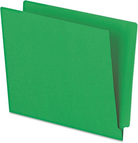 Pendaflex Reinforced End Tab Folders, Two Ply Tab, Letter, Green, 100/Box in Saudi Arabia
