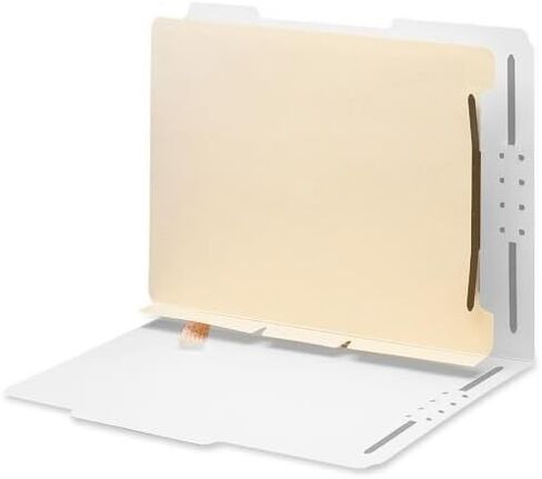 Smead : Manila Self-Adhesive Folder Dividers w/Twin-Prong Fastener, Letter, 25/Pk -:- Sold as 2 Packs of - 25 - / - Total of 50 Each in Saudi Arabia