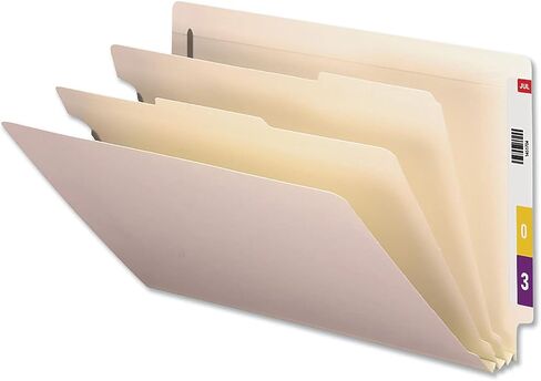 Universal 16151 Manila End Tab Folders with Full Cut, Legal, Six-Section, 10/Box in Saudi Arabia