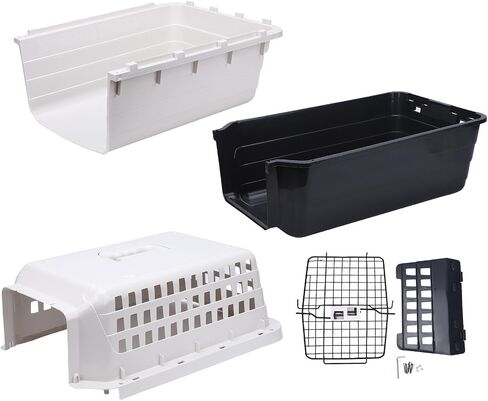 Asixxsix Dog Crate, Cats Pet Travel Carrier, Portable Dog Carriers & Crates for Small Dogs, Pull Out, Ventilated Design, Easy Assembly, 20.08x14.96x13.39 in, for Home and Travel in Saudi Arabia