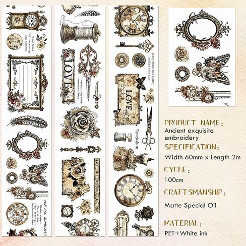 شريط زهرة للحيوانات الأليفة لمجلة Scrapbooking - ملصقات الأزهار الزهرية Washi Pet Pet ملصقات للحرف الحرفية Junk Journal Supplies Notebook Scrapbook Dits Décor in Saudi Arabia