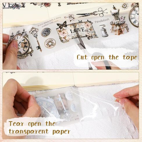 شريط زهرة للحيوانات الأليفة لمجلة Scrapbooking - ملصقات الأزهار الزهرية Washi Pet Pet ملصقات للحرف الحرفية Junk Journal Supplies Notebook Scrapbook Dits Décor in Saudi Arabia