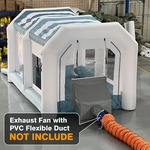 Gorillaspro 2024 Deletable Paint Booth Mini Air Draft Connetion Device لـ (براءة اختراع) - جذع الفيل ينطبق فقط على Gorillaspro Prov2 in Kuwait