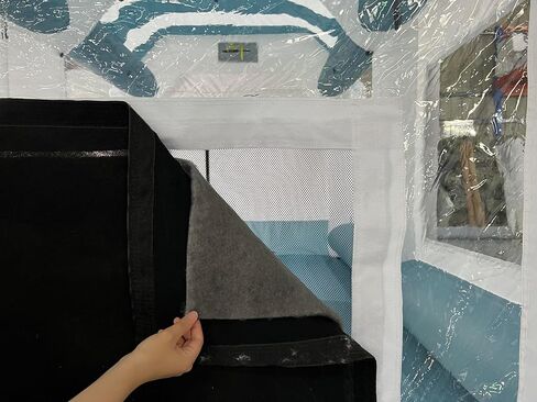 Gorillaspro 2024 Deletable Paint Booth Mini Air Draft Connetion Device لـ (براءة اختراع) - جذع الفيل ينطبق فقط على Gorillaspro Prov2 in Kuwait