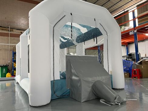 Gorillaspro 2024 Deletable Paint Booth Mini Air Draft Connetion Device لـ (براءة اختراع) - جذع الفيل ينطبق فقط على Gorillaspro Prov2 in Kuwait