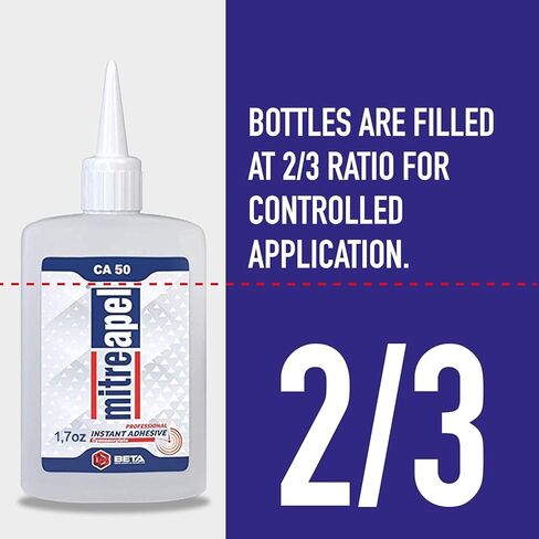 MITREAPEL CA Glue with Activator (3 x 0.80 oz - 3 x 3.30 fl oz.) - CA Glue for Woodworking - Cyanoacrylate Glue and Activator Spray - Crazy Glue, Super Glue for Crafts and DIY Projects - (3 Pk) in Kuwait