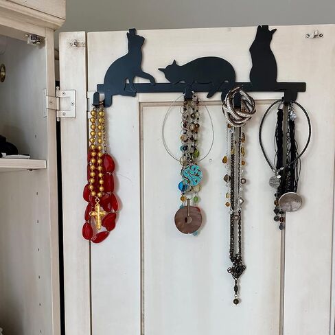 Evelots Over The Door Hooks for Wide Doors, 2 Pack Heavy Duty White Rubber Coated Metal Door Hanger Hook for Hanging Clothes, Towels, Coats, Hats in Bathroom, Bedroom, or Office in Kuwait