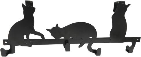 Evelots Over The Door Hooks for Wide Doors, 2 Pack Heavy Duty White Rubber Coated Metal Door Hanger Hook for Hanging Clothes, Towels, Coats, Hats in Bathroom, Bedroom, or Office in Kuwait