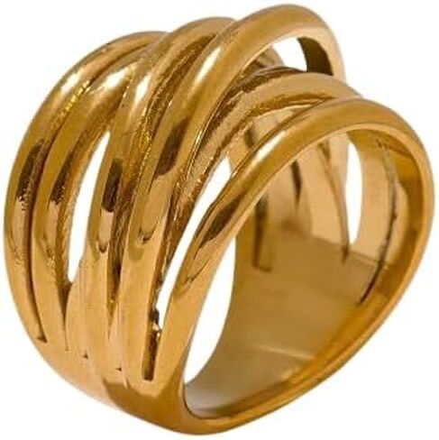 Geometric Wide Golden Ring (6) in Saudi Arabia