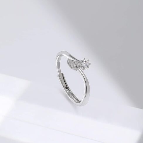 MEISSA 925 sterling sterling leaf leaf for women midi ring ring leatmed repl repong index index finger pinky rem (اطلب من 1-3 الولايات المتحدة) in Kuwait