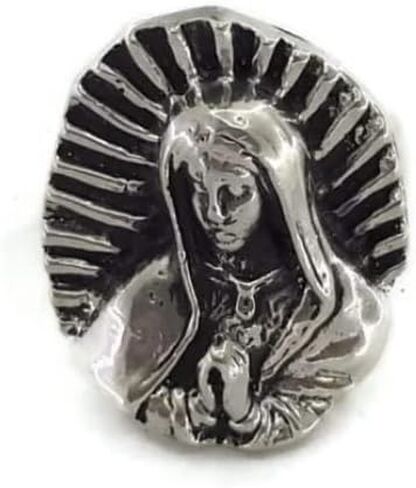 Virgin Mary (Virgen de Guadalupe) .925 Sterling Silver Ring!! (7) in Saudi Arabia