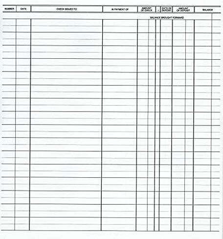 Check Desk Registers, Size 8 1/2" x 9 1/4", Executive Business Deskbook Large Format Check Transaction Registers (5 Registers) in Saudi Arabia