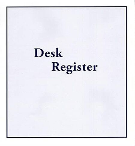 Check Desk Registers, Size 8 1/2" x 9 1/4", Executive Business Deskbook Large Format Check Transaction Registers (5 Registers) in Saudi Arabia