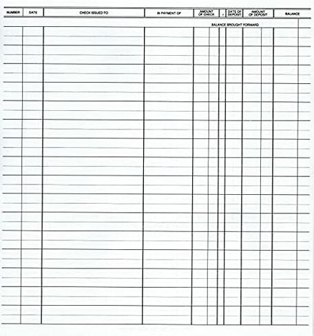 Check Desk Registers, Size 8 1/2" x 9 1/4", Executive Business Deskbook Large Format Check Transaction Registers (5 Registers) in Saudi Arabia