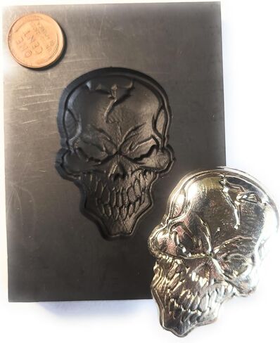 Angry Skull 3D Graphite Mold in Saudi Arabia